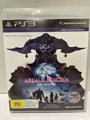 Final Fantasy XIV A Realm Reborn PS3 - Playstation 3 + Free Postage • $12.95