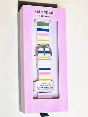 Kate Spade NY Colorful Stripe 38mm/40mm/41mm Band For Apple & Samsung Watch • $68.51