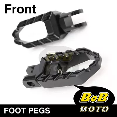 For Suzuki DL 650 XT V-Strom 15-21 20 CNC BUZZ Rider Front Foot Pegs BLACK • $41.64