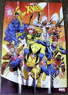 Poster X-Men '97 #1 2024 Todd Nauck Cover Folded 24  X 36  Promo Marvel Comics • $14.99