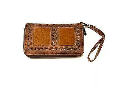 Women Western Collection Wallets In Coffee And Brown Hair On Star And Squares • $29.99