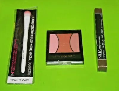 City Color 1 Brown Bronzer / 2 Blushes + MUA Gel Eye Liner Chocolate Brown+Gift • $15.99