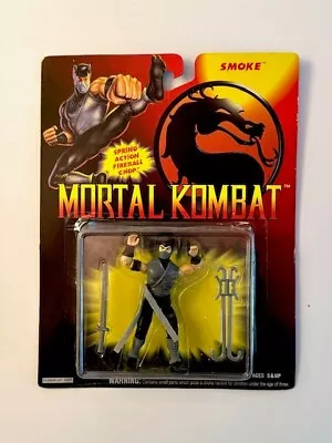 Mortal Kombat Hasbro 1994 Action Figure SMOKE NEW BOXED • $50