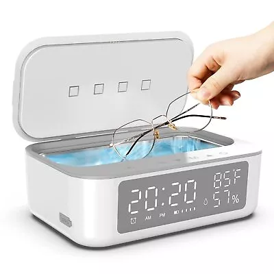 Professional Ultrasonic Jewelry Cleaner With Timer Portable Cleaning Machine US • $29.99