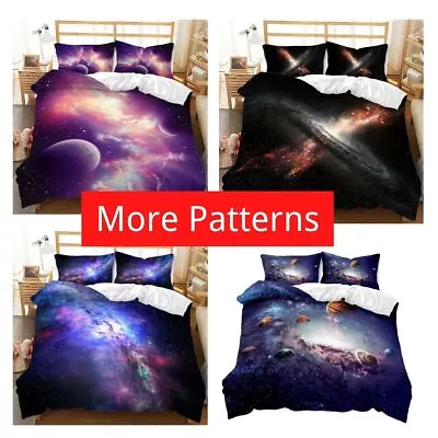 £16.50 • Buy Outer Space Planet Collection Single/Double/Queen/King Size Quilt Cover Set