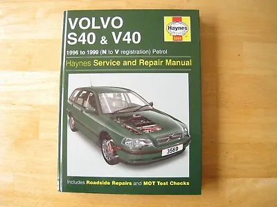 Volvo S40 & V40 Petrol 1996 1999 Haynes Workshop Service Repair Manual 3569 • $12.62