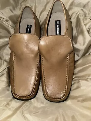 Mens Size 12 Tan Leather Shoes  • £15