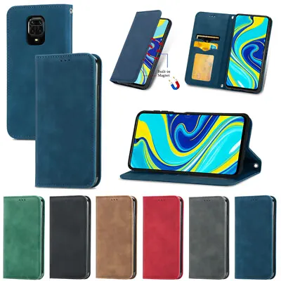 $13.29 • Buy For Xiaomi Mi 11 Redmi Note Wallet Leather Card Holder Magnetic Flip Case Cover