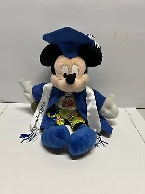 Mickey Mouse Graduation Out The Door In 2004 Plush Theme Park • $8.99