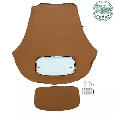 $350 • Buy Tan Convertible Soft Top Clear Heated Glass Window For Volkswagen Beetle 2003-10
