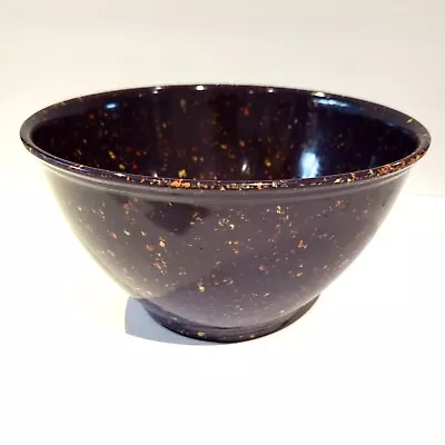 Rachael Ray Melamine Purple Confetti Splatter Speckled Rare Large Mixing Bowl • $17.21