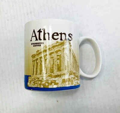 $21.95 • Buy *CHIPPED AT BASE* Starbucks Athens Greece Collector Series 2011 Coffee Mug 16 Oz