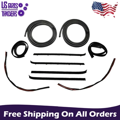 $119.92 • Buy New Door & Window Run Channel Sweep Felt Seal Kit For 1973-1980 Chevrolet GMC