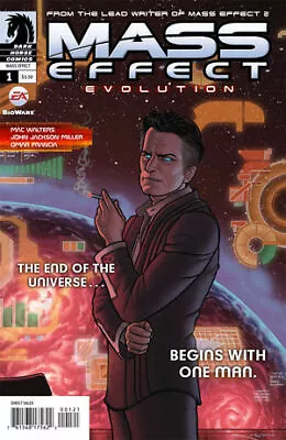 Mass Effect Evolution #1 Quinones Variant Cover  Nm 1st Print Dark Horse 2010 • $7.99