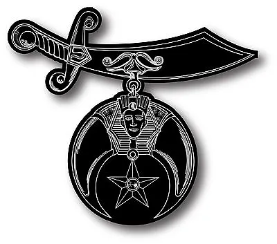 Shriner Logo Masonic Decal Sticker Freemason Truck Car Auto Window • $3.49