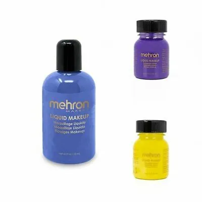 Mehron Liquid Makeup Body & Face Paint Multiple Sizes & Colors Available • $13.95