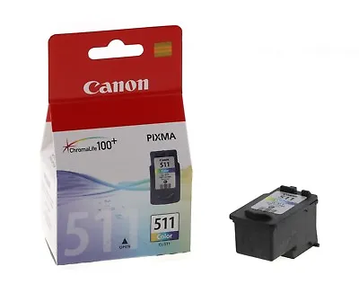 Original Canon CL-511 Colour Ink Cartridge For PIXMA MX340 Inkjet Printer • £20.95