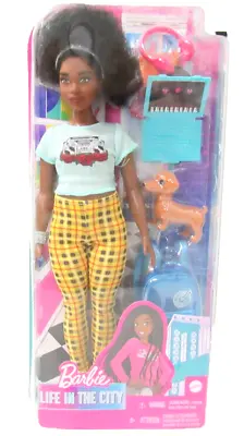 BARBIE  Brooklyn Roberts Life In The City LYLA AA DOLL PET Factory Sealed Box • $43.68