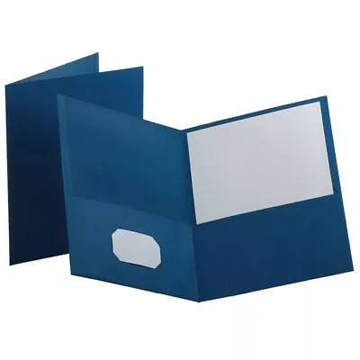 Oxford Folder~ Twin Pocket Portfolios Blue 57502 ~Choose Your Quantity • $4.99