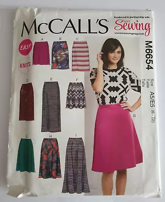 McCall's M6654 Women's Skirts In 7 Lengths - Sewing Pattern • £9.99