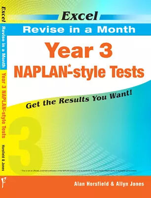 Excel Revise In A Month - Year 3 NAPLAN*-style Tests • $26.95