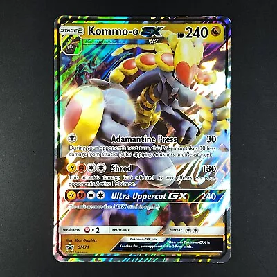 Kommo-o GX SM71 - JUMBO Black Star Promo - Pokemon Card • $5.85