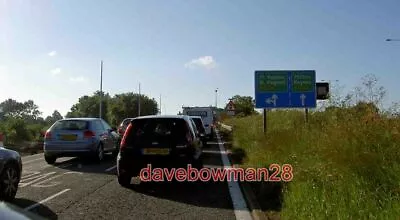 Photo  Junction 14 Southbound M1 Motorway Milton Keynes Junction Huge Queues Due • $2.12