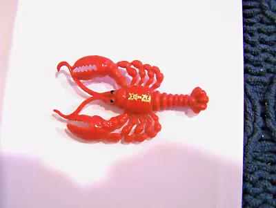 Vintage Figural Red Plastic Lobster Maine Souvenir Pin 2 3/4  • $14.99