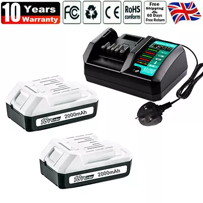 Makita Battery BL1813G BL1815G 18V G-Series BL1820G 198186-3 &DC18WA Charger 2Ah • £24.90