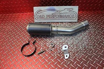 2017 - 2019 Bmw S1000rr Mgp Carbon Fiber Slip On Exhaust 57.5 Mm Wps • $161.99