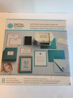 Martha Stewart Crafts Selfinking Stamp Designer Starter Set Used No Font Stencil • £7.50