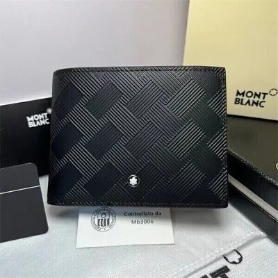 MONTBLANC Men's Leather Wallet -3.0 Series 6cc (131762) • $139