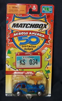 Matchbox Across America 50th Birthday Series Kansas Weather Radar Truck • $7.99
