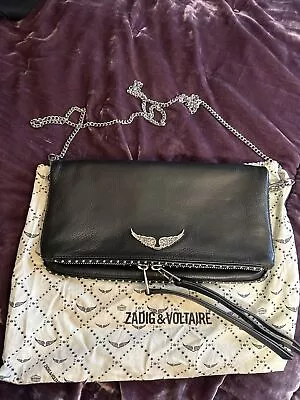 Zadig &Voltaire Black Leather Bag  • £150