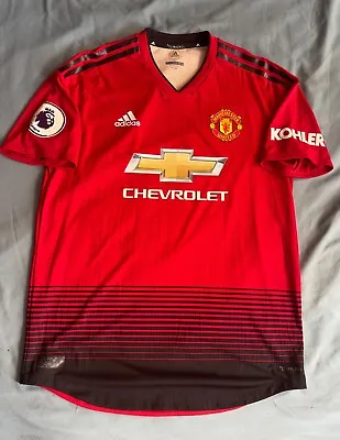 2018 2019 Adidas Authentic Player Issue Home Manchester United Shirt Large • $95