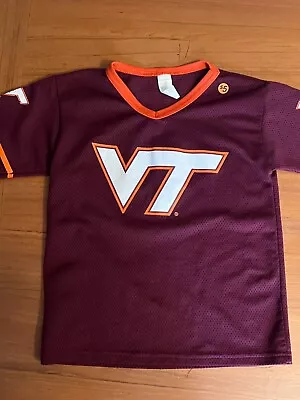 Virginia Tech Boys Size Medium Waffle Jersey • $8.99