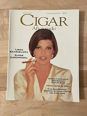 $5.90 • Buy 1995 Autumn Cigar Aficionado Magazine - Linda Evangelista Cover - B 4515