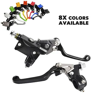 7/8  Hydraulic Brake & Cable Clutch Lever Set Assembly For Dirt Bikes MX Enduro • $44.64