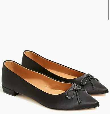 J.Crew Factory Pointy-toe Bow Flats Size 9 (see Description) • $22.80