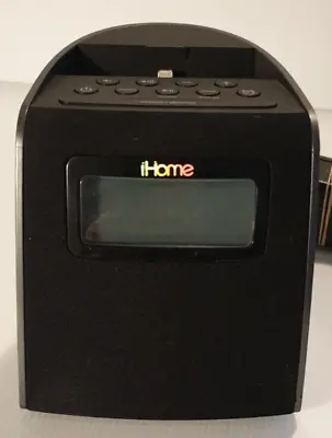 $27.99 • Buy IHome Docking IPL22 Clock Radio For IPhone/iPod With Lightning Connector Black