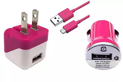 3 In1 Micro USB Home Wall Travel+ Car Charger+ Cable For Samsung LG Motorola HTC • $7.02