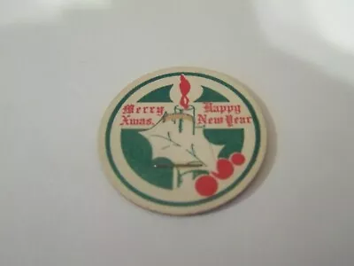 Merry Xmas Happy New Year  Milk Bottle Cap    • $1.99