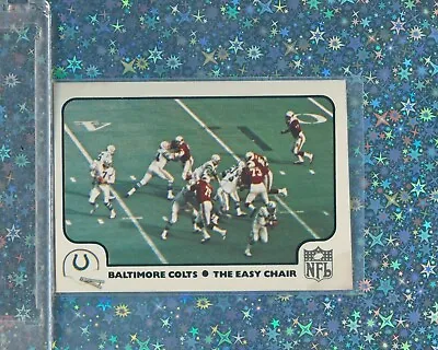 ⚾️ 1977 Fleer Team Action The Easy Chair #1 Baltimore Colts Bert Jones 💎🤯 • $9.99