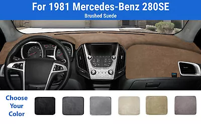 Dashboard Dash Mat Cover For 1981 Mercedes-Benz 280SE (Brushed Suede) • $71.95