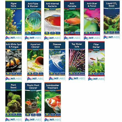 £7.45 • Buy NT Labs Tropical Coldwater Aquarium Fish Tank Disease Treatment Liquid Medicine