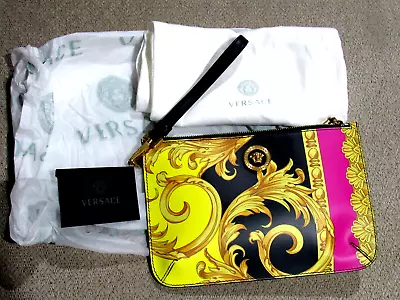 VERSACE La Medusa Multicolor  CLUTCH BAG • $295