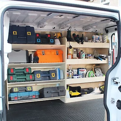 Renault Trafic Traffic SWB 2015+ Double Van Racking & Toolbox Storage Shelving • £219