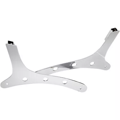 Cycle Visions Sissy Bar Side Plates - Indian (Chrome) Pair | CV-3100 • $80.45