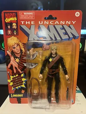 Marvel Legends The Uncanny X-Men Retro Longshot 6  Action Figure BY HASBRO New • $21.99