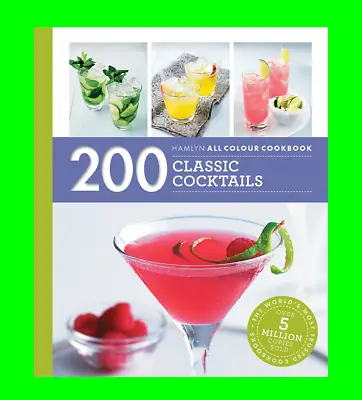 200 Classic Cocktails Recipe Book Cocktail Cooking Alcohol Party Gift Fun • £9.99